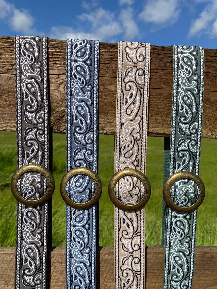 Paisley Belt in Sand