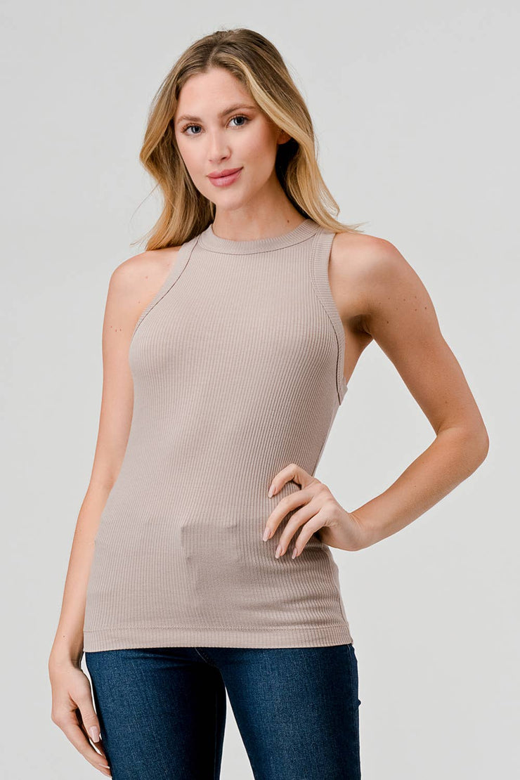 Kimmy Ribbed MUSCLE TANK