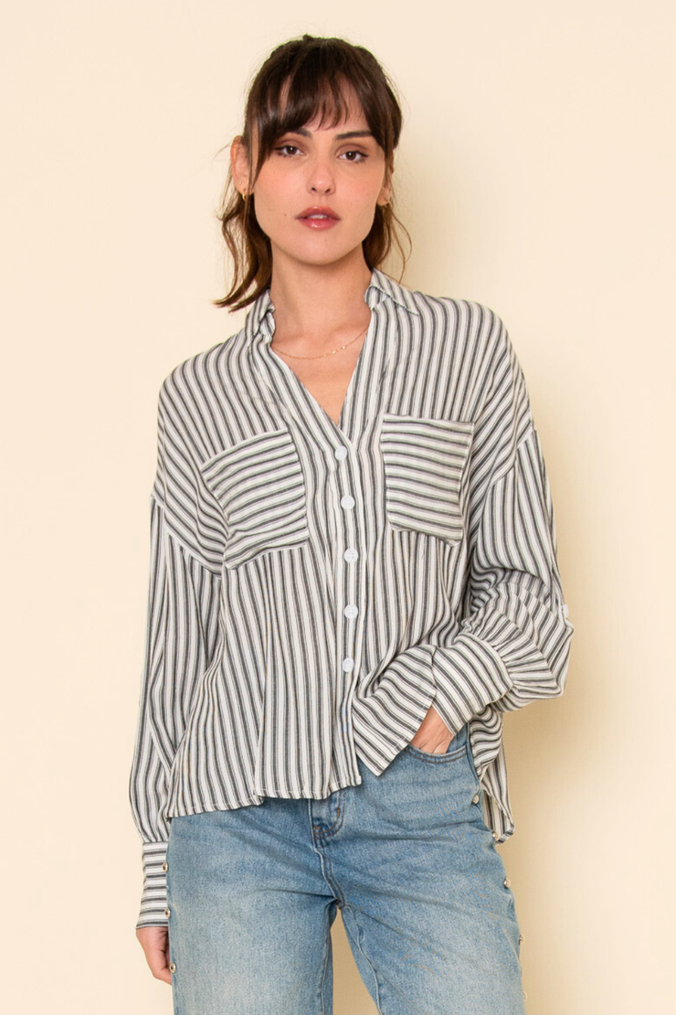 Eva Button Down Top