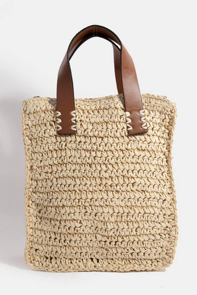 Straw Braided Hand Bag