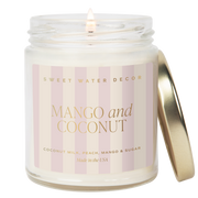Sweet Water Decor 9oz Soy Candle - Mango and Coconut
