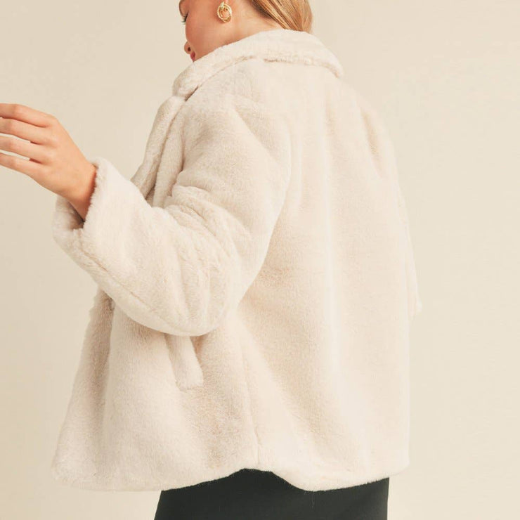 LIZ FAUX FUR COAT