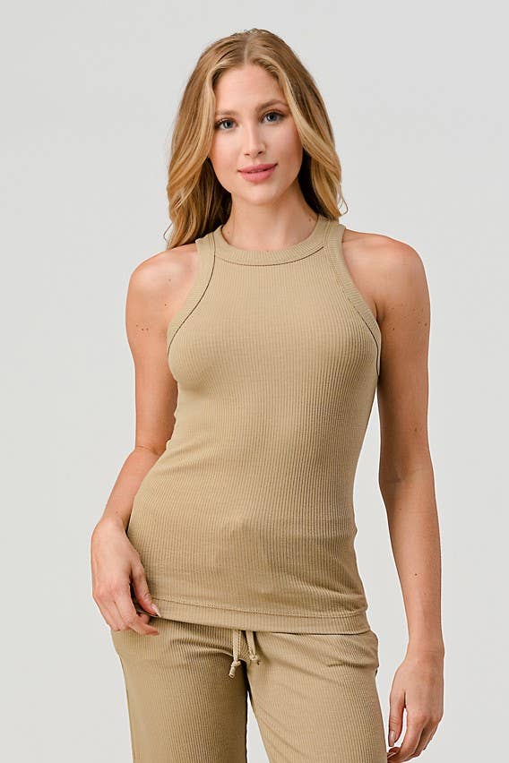 Kimmy Ribbed MUSCLE TANK