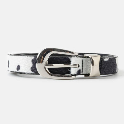 Fifi Faux Cow Belt