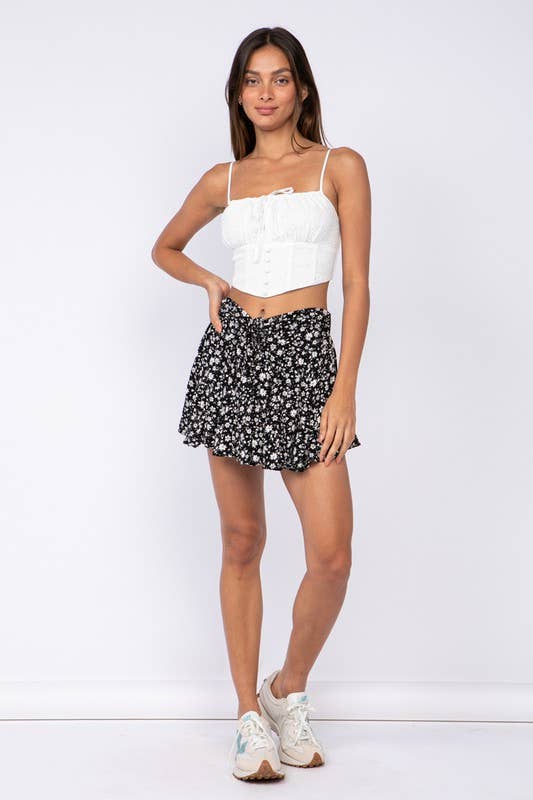 Eyelet Crop Top