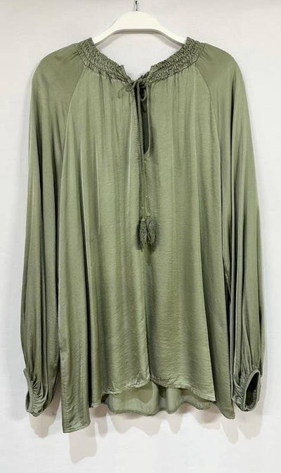 Shayla Satin Top