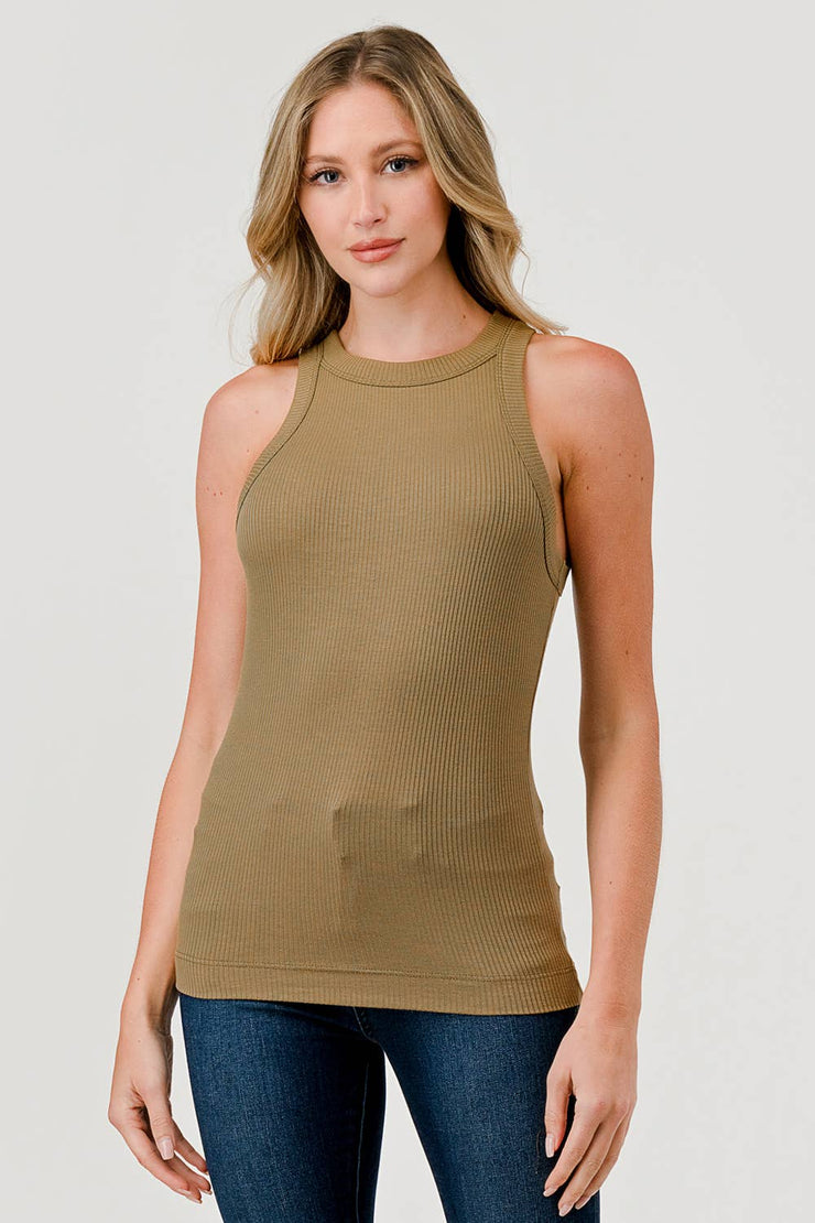 Kimmy Ribbed MUSCLE TANK