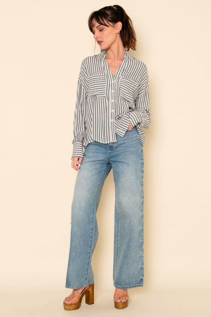 Eva Button Down Top