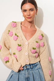 ROSE KNIT CARDIGAN