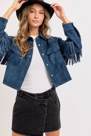Winona WESTERN-INSPIRED SUEDE SHACKET