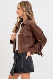 Winona WESTERN-INSPIRED SUEDE SHACKET