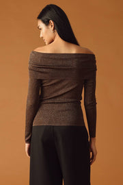 Belle Mesh Shimmery Top