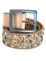 Multi Colored Studded Belt