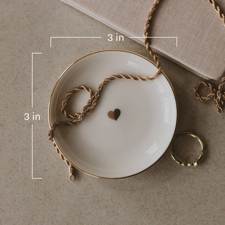 Blue Ceramic Jewelry Dish