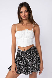 Eyelet Crop Top