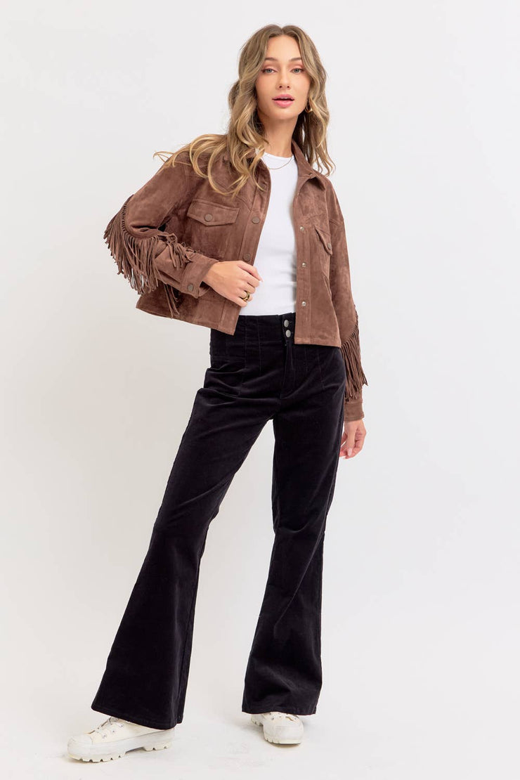 Winona WESTERN-INSPIRED SUEDE SHACKET