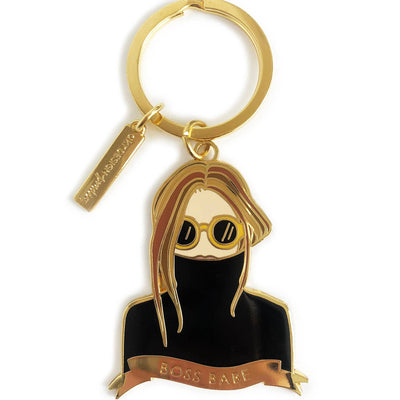 Boss Babe Fashion Girl Feminist Keychain