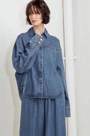 Giana lightweight denim top