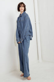 Giana lightweight denim top