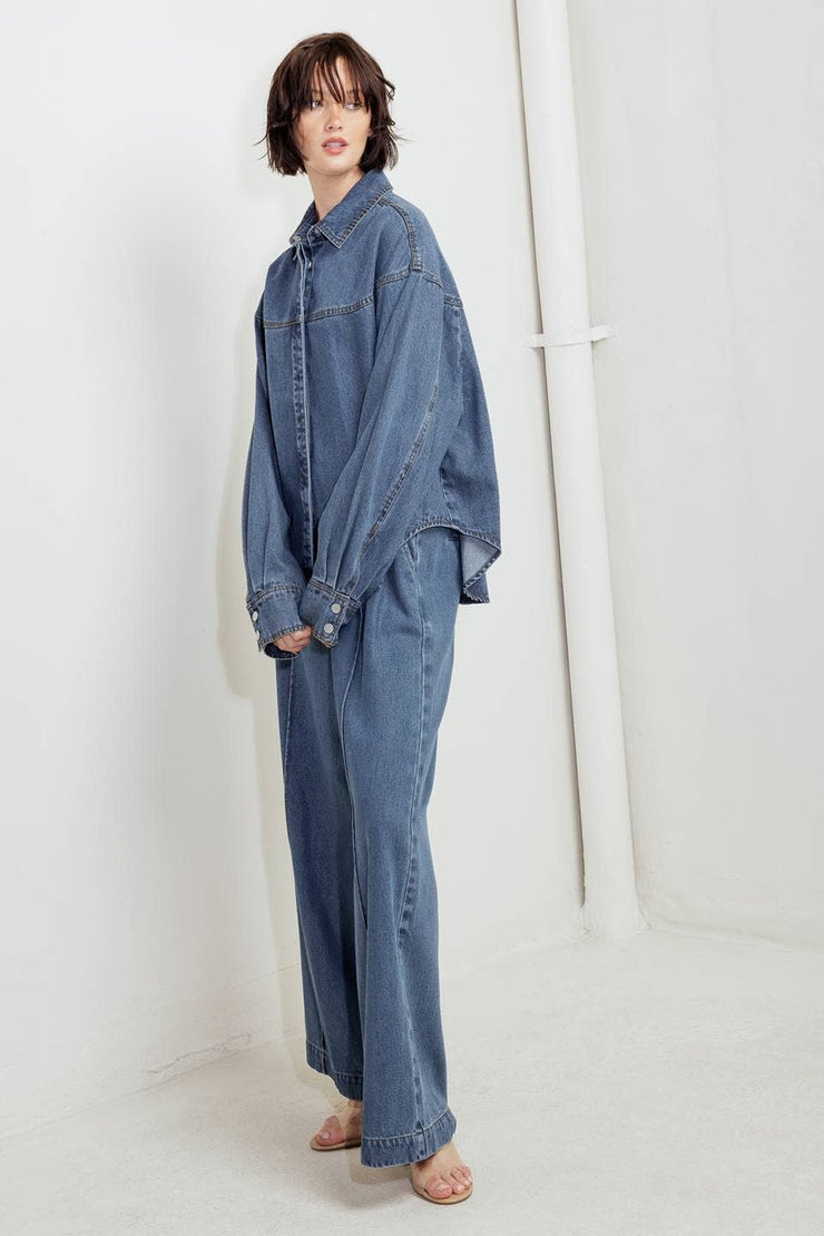 Giana lightweight denim top