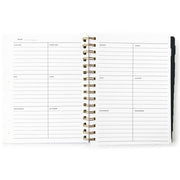 Minimalist Fashion Illustration Undated Planner, 12month