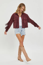 Winona WESTERN-INSPIRED SUEDE SHACKET