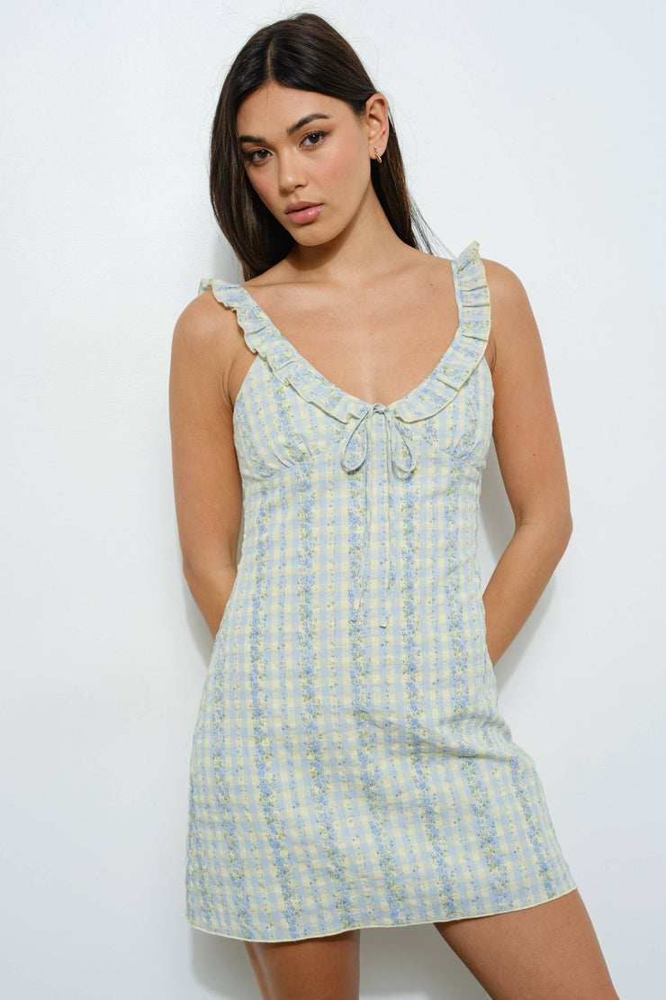 FRILL MINI DRESS