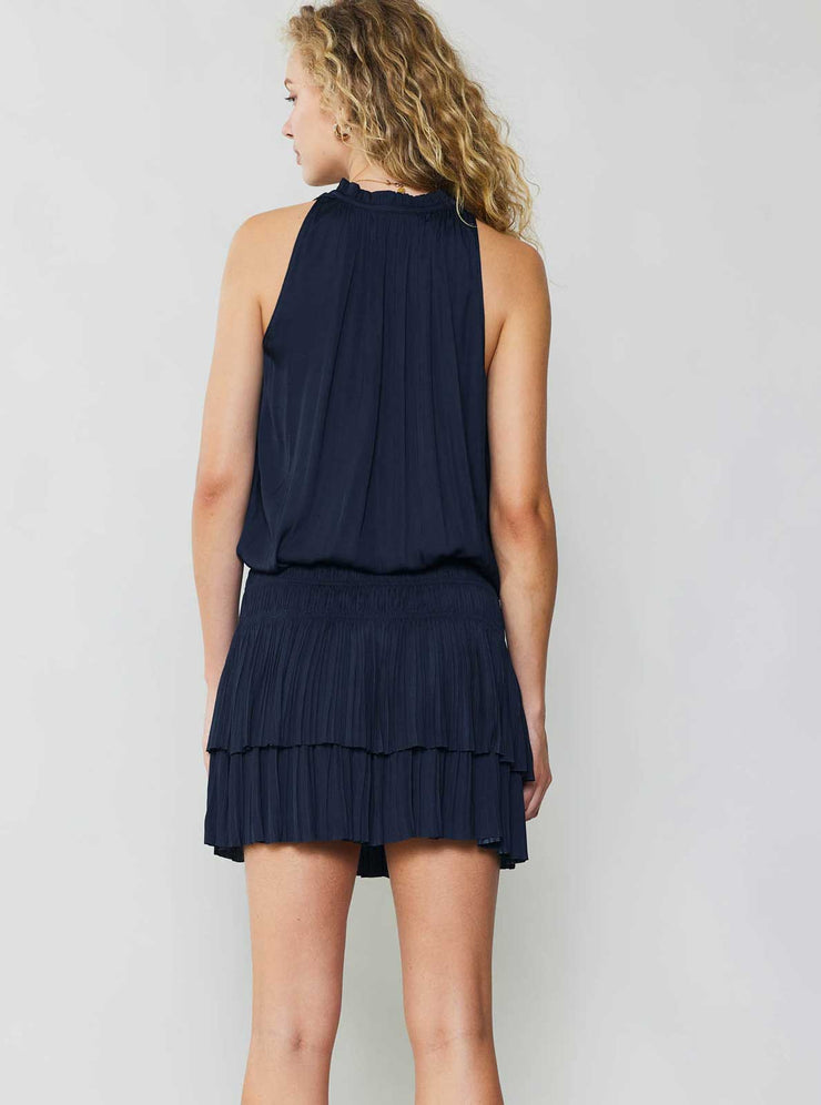 Sleeveless Pleated Dress