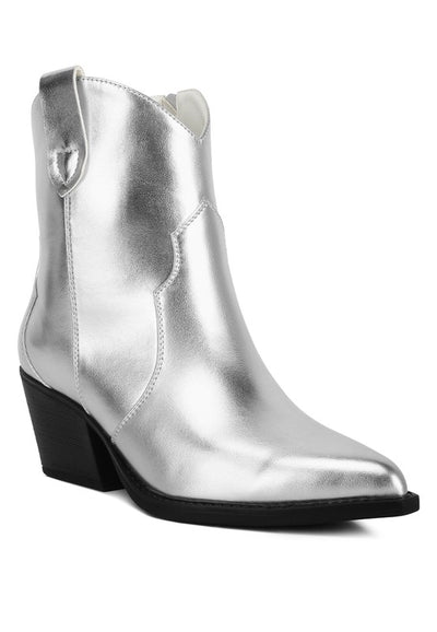Wales Metallic Faux Leather Boots