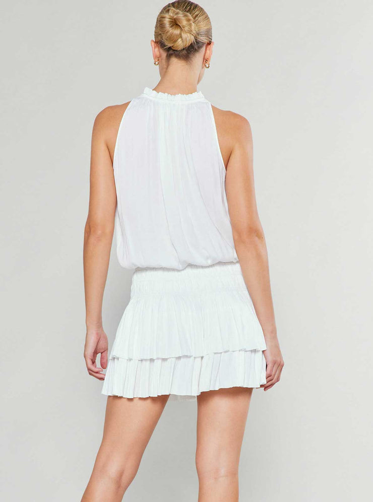 Sleeveless Pleated Dress