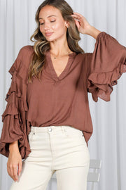 Puff & Ruffle Blouse