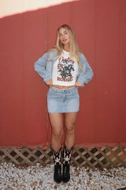 Darling of the Rodeo Vintage-Wash Graphic Tee