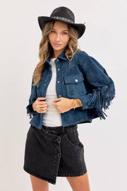 Winona WESTERN-INSPIRED SUEDE SHACKET