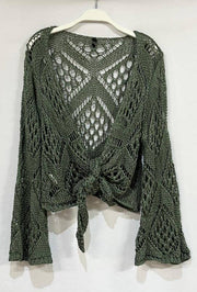 Victoria Crochet Tie Top