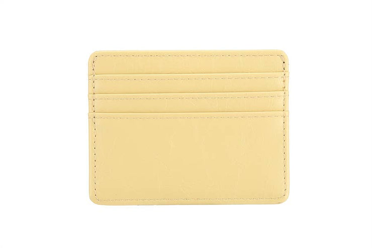 Faux Leather Card Holder