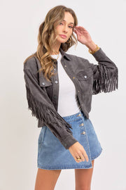 Winona WESTERN-INSPIRED SUEDE SHACKET