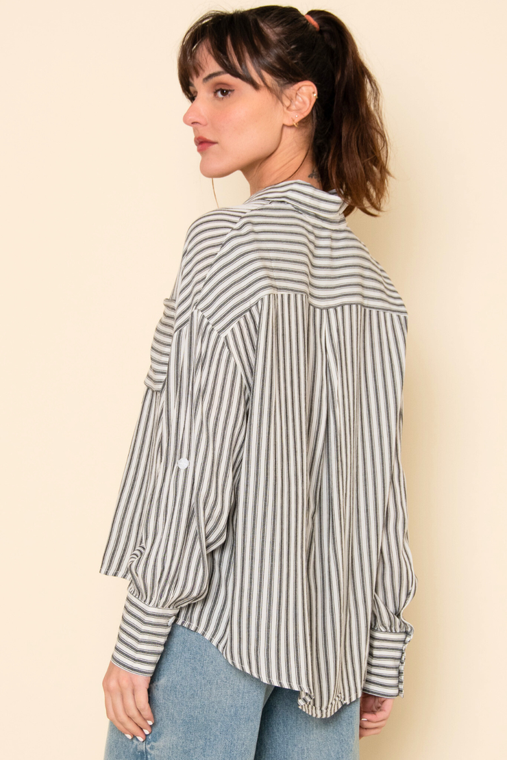 Eva Button Down Top