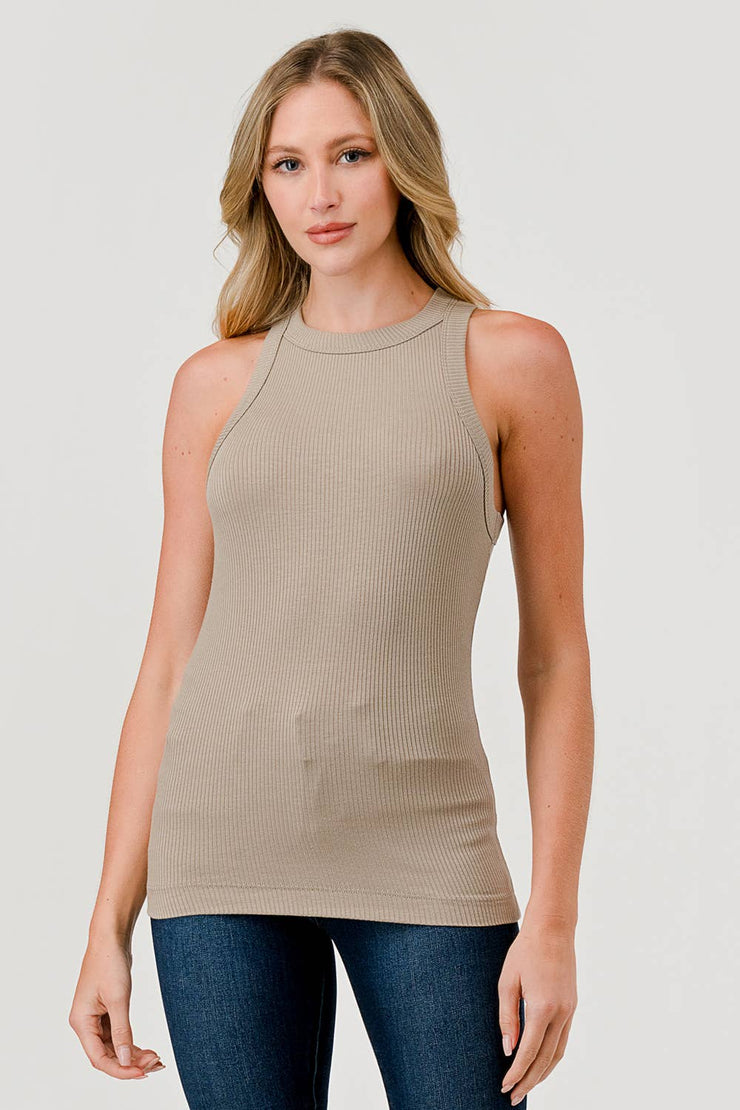 Kimmy Ribbed MUSCLE TANK