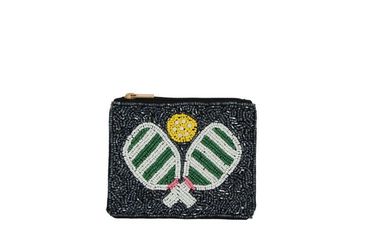 Beaded Paddle Coin Purse