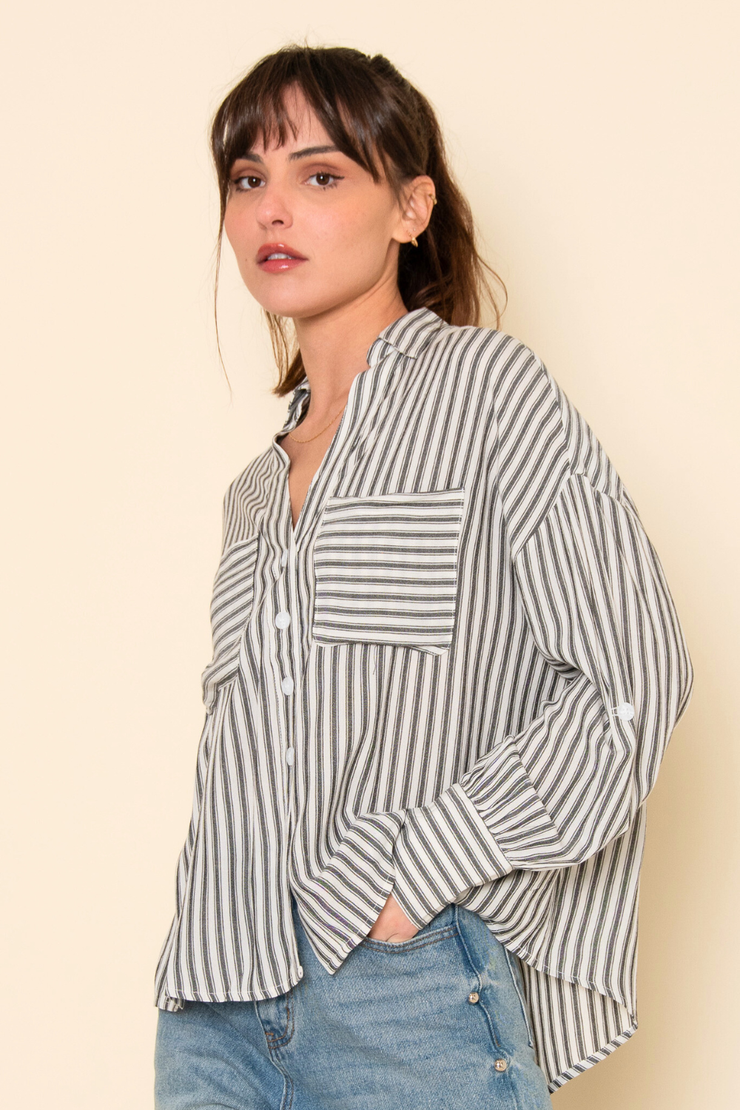Eva Button Down Top
