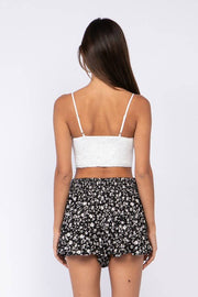 Eyelet Crop Top
