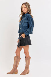 Winona WESTERN-INSPIRED SUEDE SHACKET
