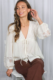 Eyelet Lace Blouse