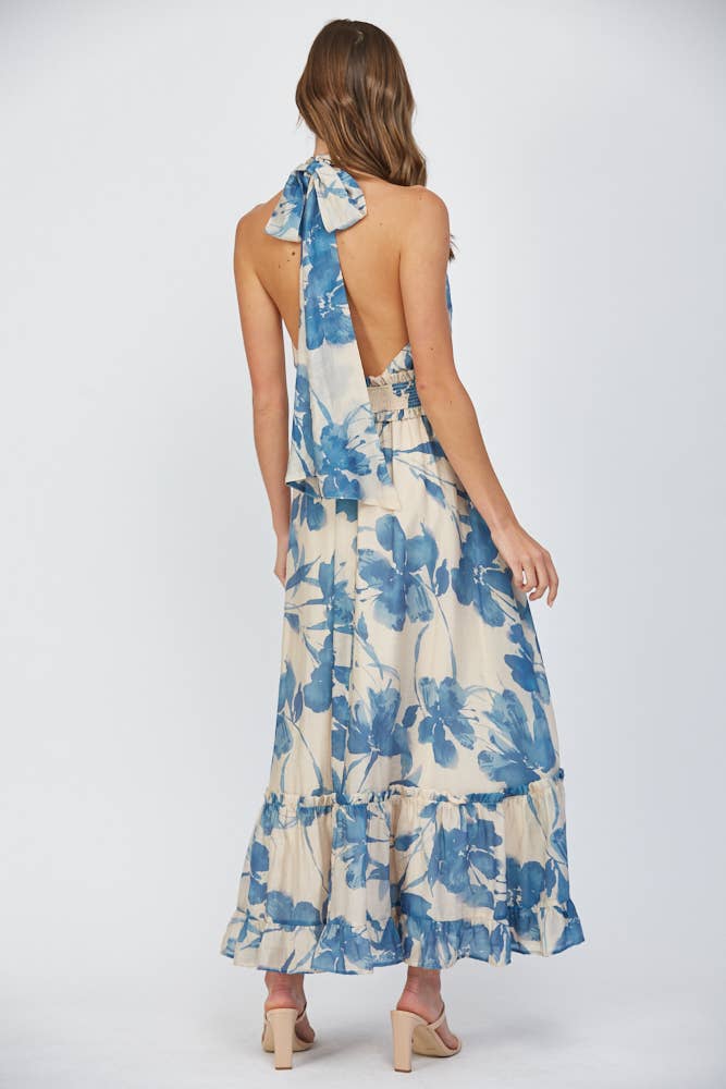 Aqua Maxi Dress