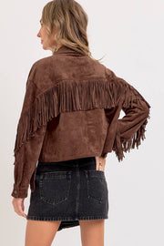 Winona WESTERN-INSPIRED SUEDE SHACKET
