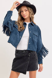 Winona WESTERN-INSPIRED SUEDE SHACKET