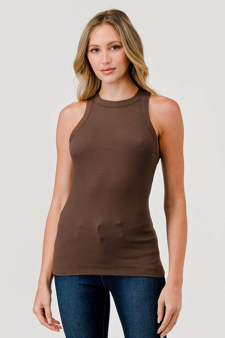 Kimmy Ribbed MUSCLE TANK