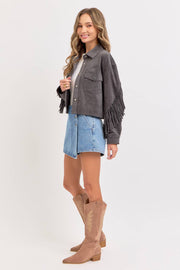 Winona WESTERN-INSPIRED SUEDE SHACKET